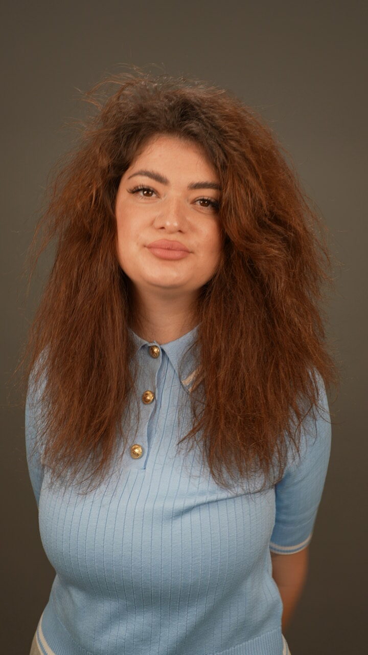 Tecnica mista AirTouch e Cotonatura — capelli medio grossi e porosi — SFUMATURA